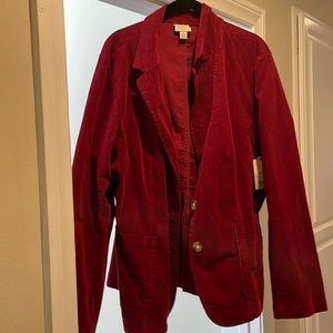 Red blazer new with tags size xxl